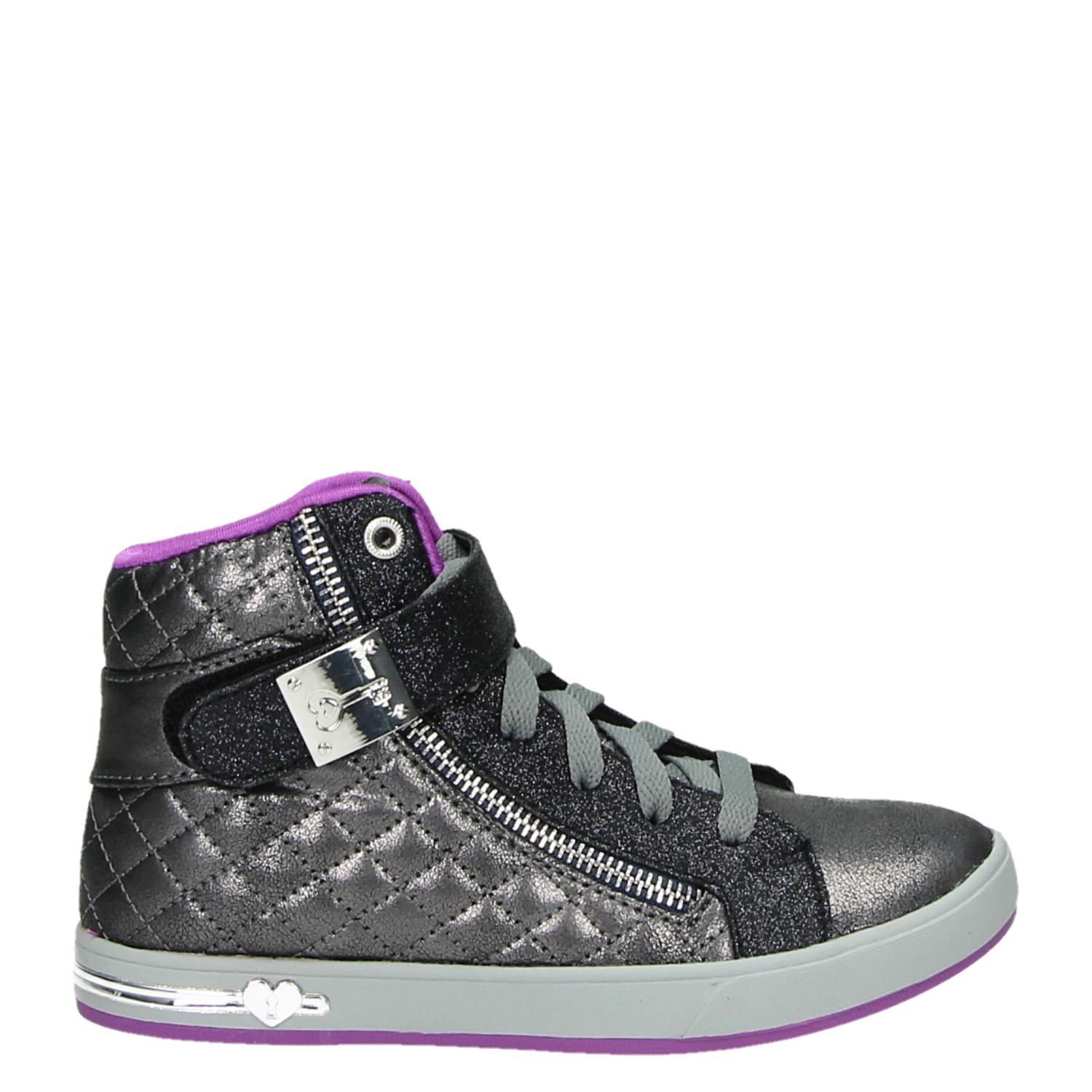 Skechers Shoutouts Quilted Crush - Hoge sneakers voor dames - Grijs -  Shoemixx.nl