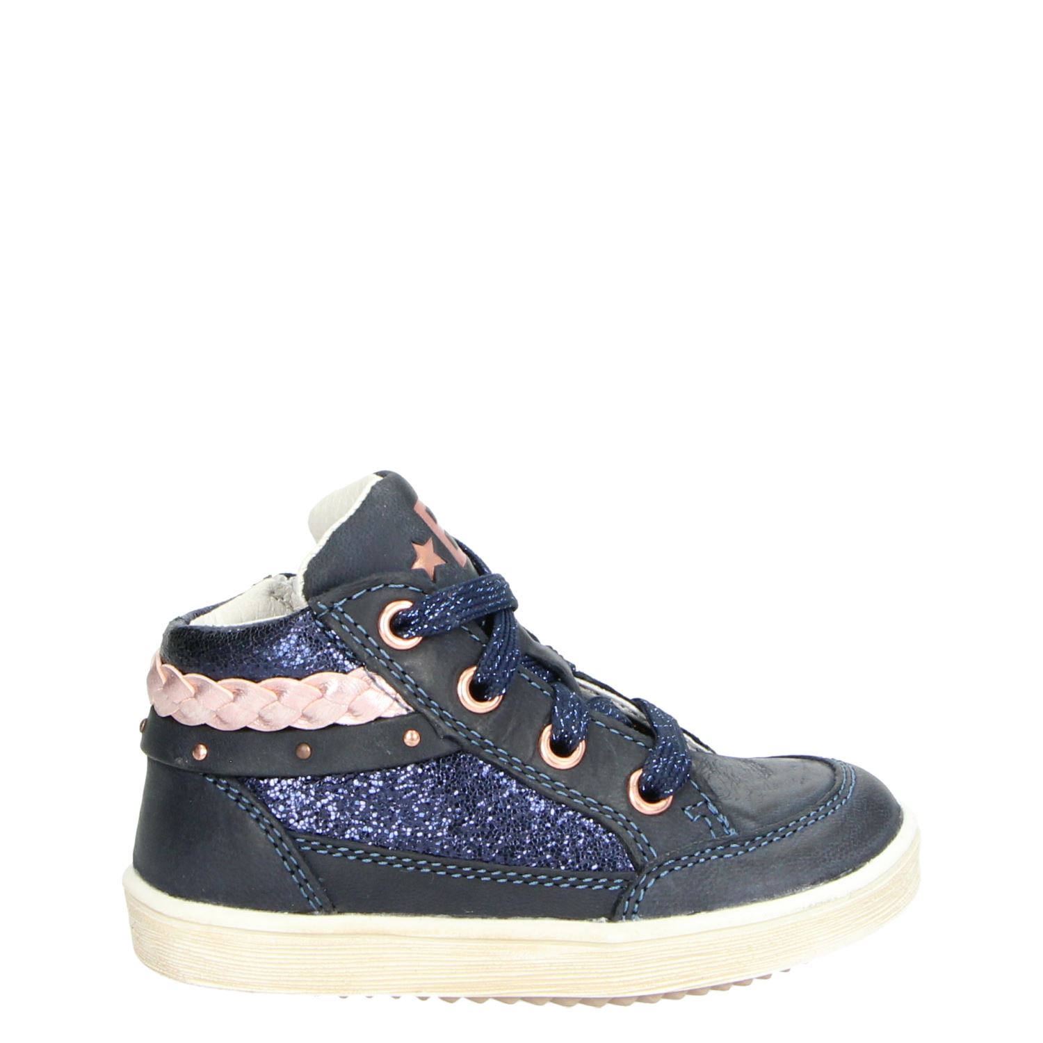 Nelson Kids - Lage sneakers voor meisjes - Blauw - Nelson.nl