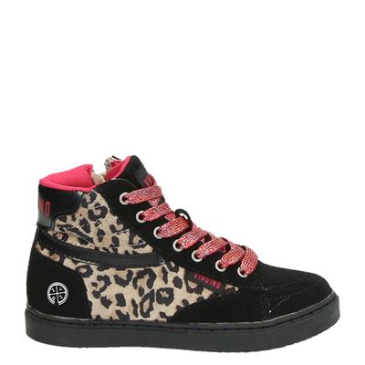 Vingino Tessa Hoge Sneakers Zwart vingino kopen in de aanbieding