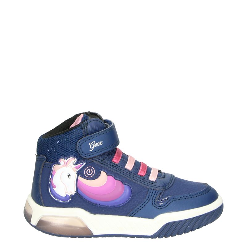 Geox Inek - Klittenbandschoenen - Blauw