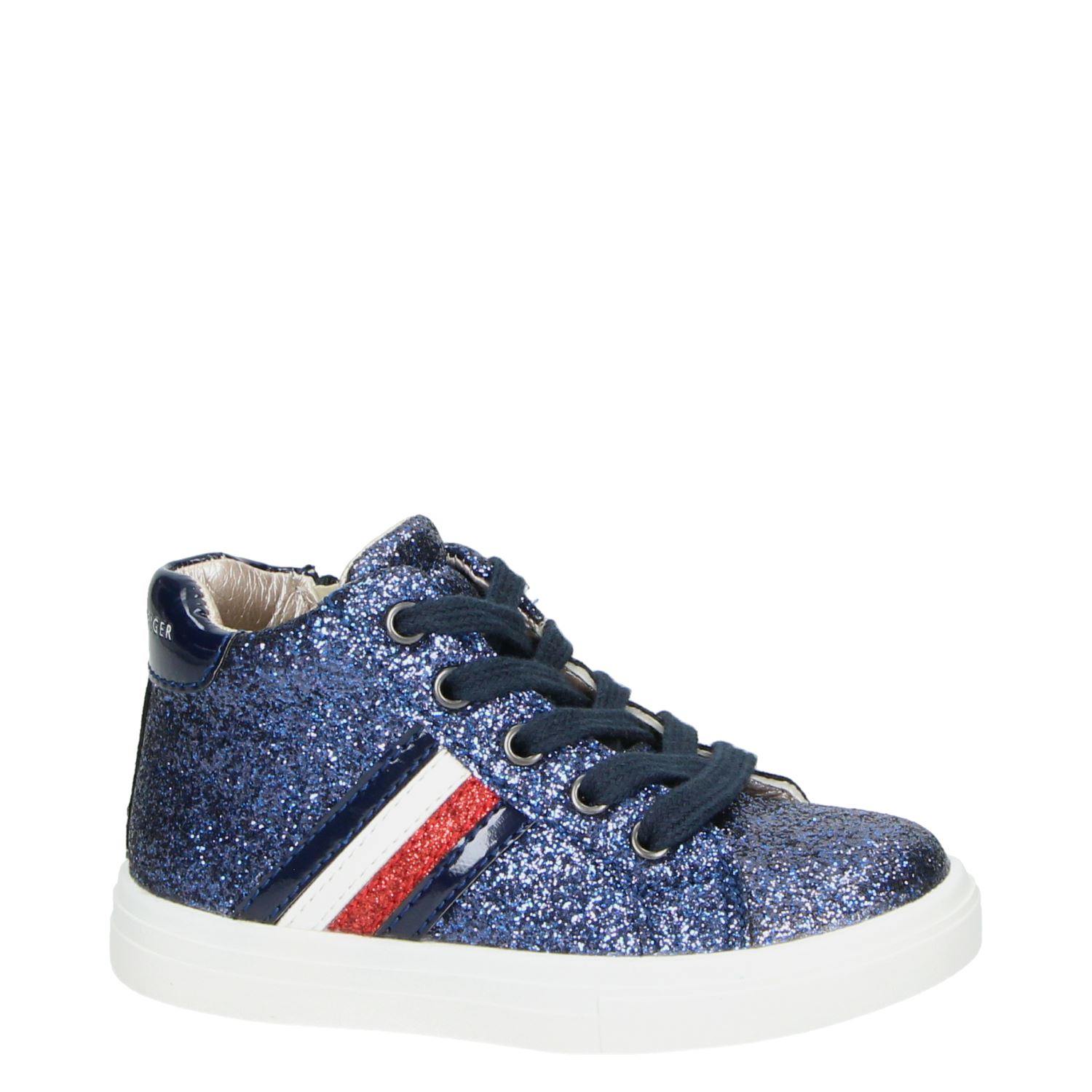 Tommy Hilfiger - Lage sneakers voor meisjes - Blauw - Shoemixx.nl