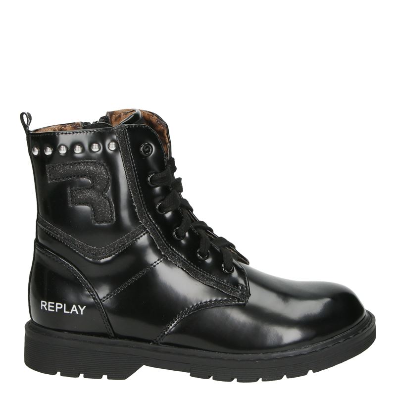 Replay Isako Rock - Veterboots - Zwart