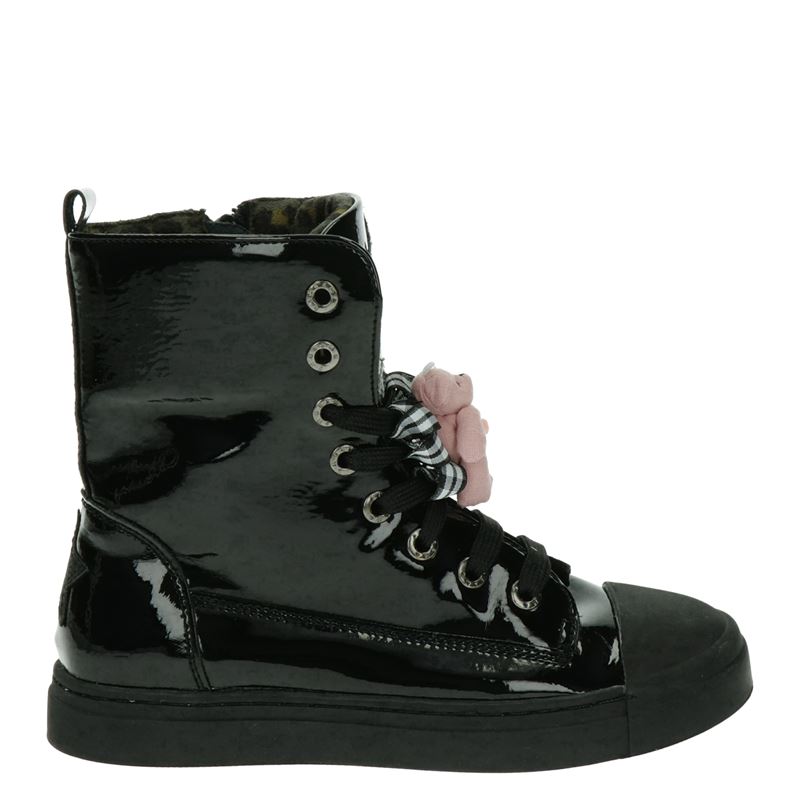 Shoesme - Veterboots - Zwart