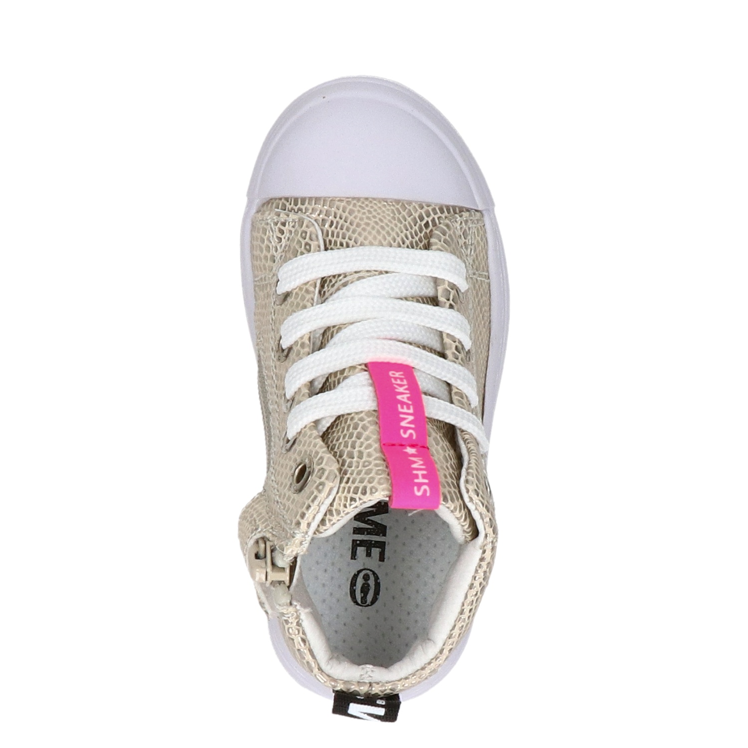 Shoesme - Hoge sneakers voor meisjes - Goud - Nelson.nl