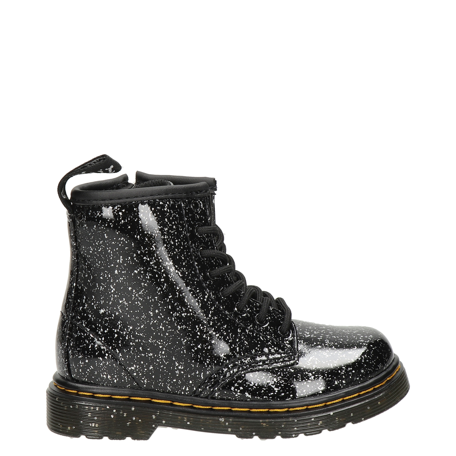 Dr. Martens - Veterboots voor meisjes - Zwart - Nelson.nl