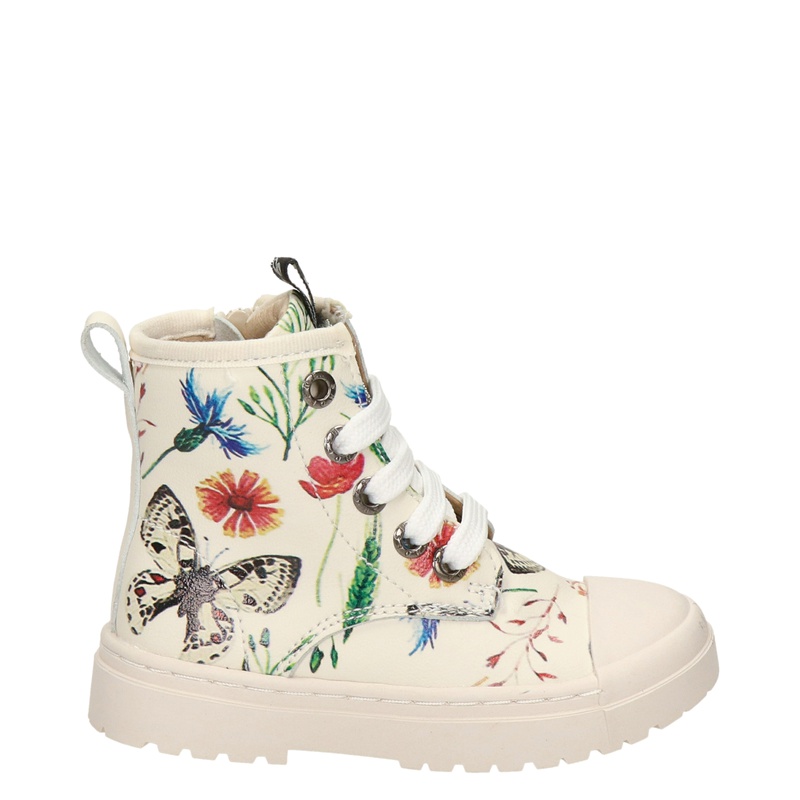 Shoesme - Veterboots voor meisjes - Ecru - Nelson.nl