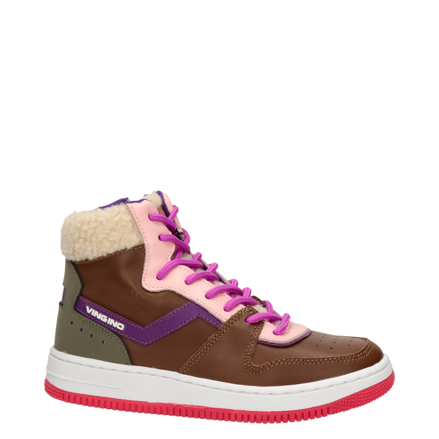 Vingino Senne - Hoge sneakers voor meisjes - Multi - Nelson.nl