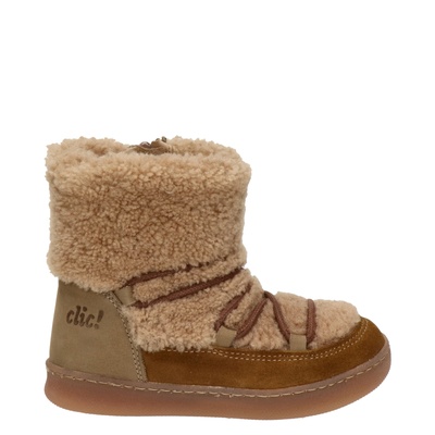 Clic! - Rits- & gesloten boots - Cognac
