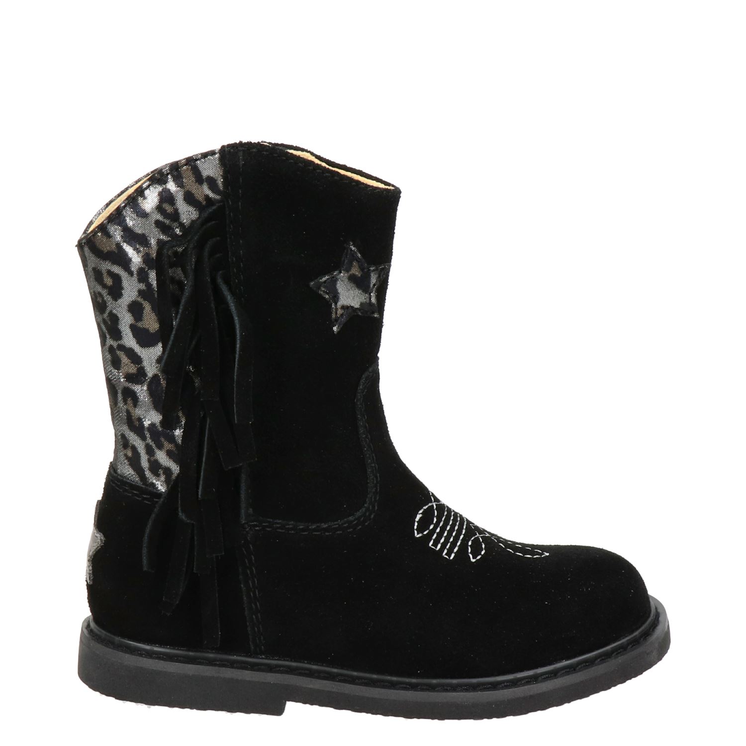 Shoesme - Cowboylaarzen voor meisjes - Zwart - Nelson.nl