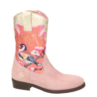 Shoesme - Cowboylaarzen voor meisjes - Roze - Nelson.nl