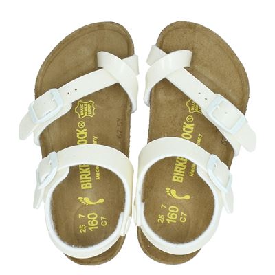 Birkenstock Taormina Slippers Ecru birkenstock kopen in de aanbieding