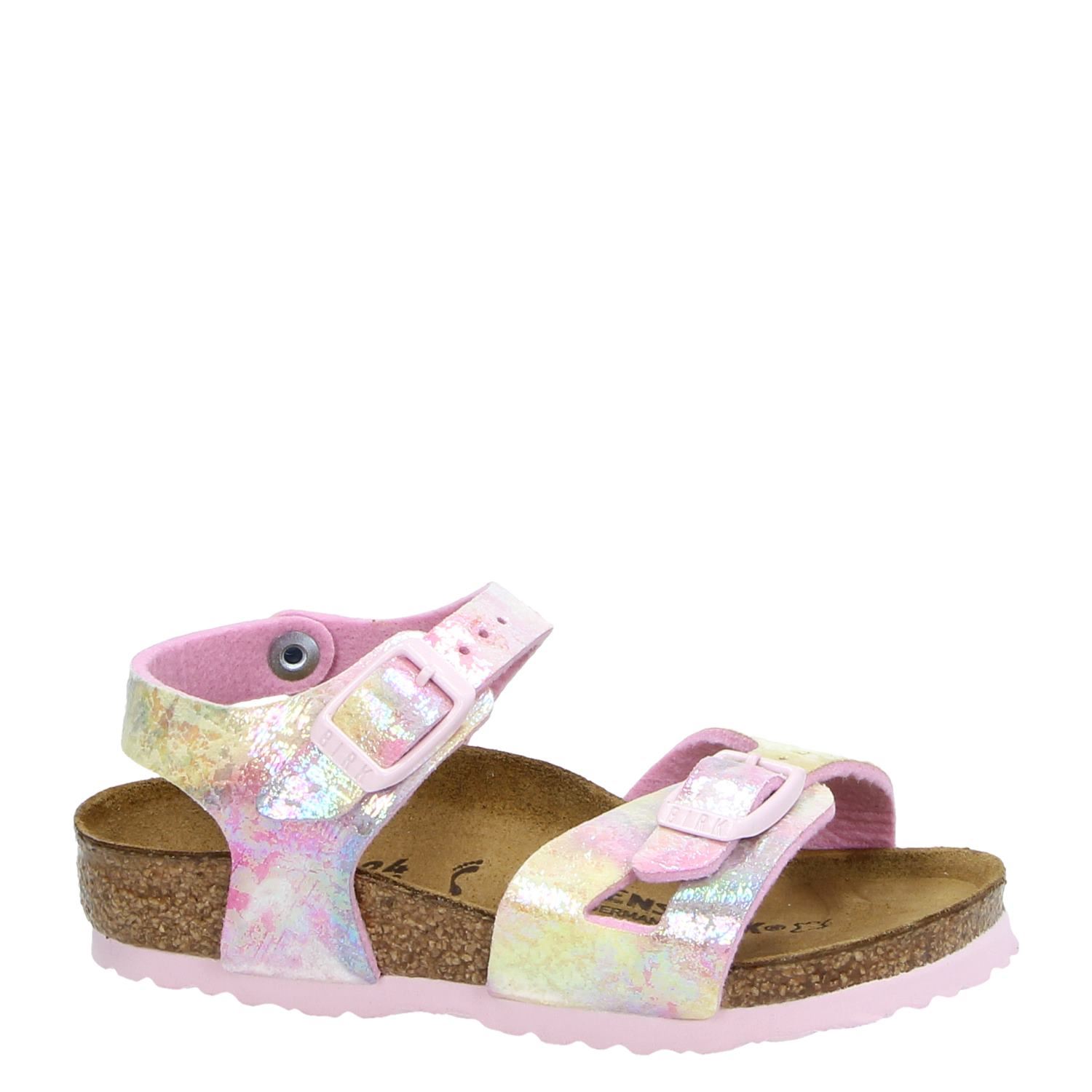 Birkenstock Rio - Sandalen voor meisjes - Roze - Shoemixx.nl