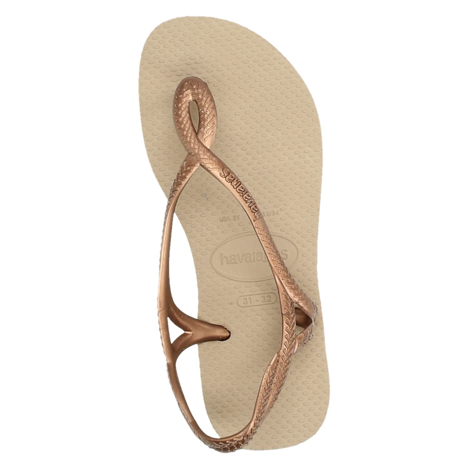 Havaianas Luna - Slippers voor meisjes - Goud - Nelson.nl