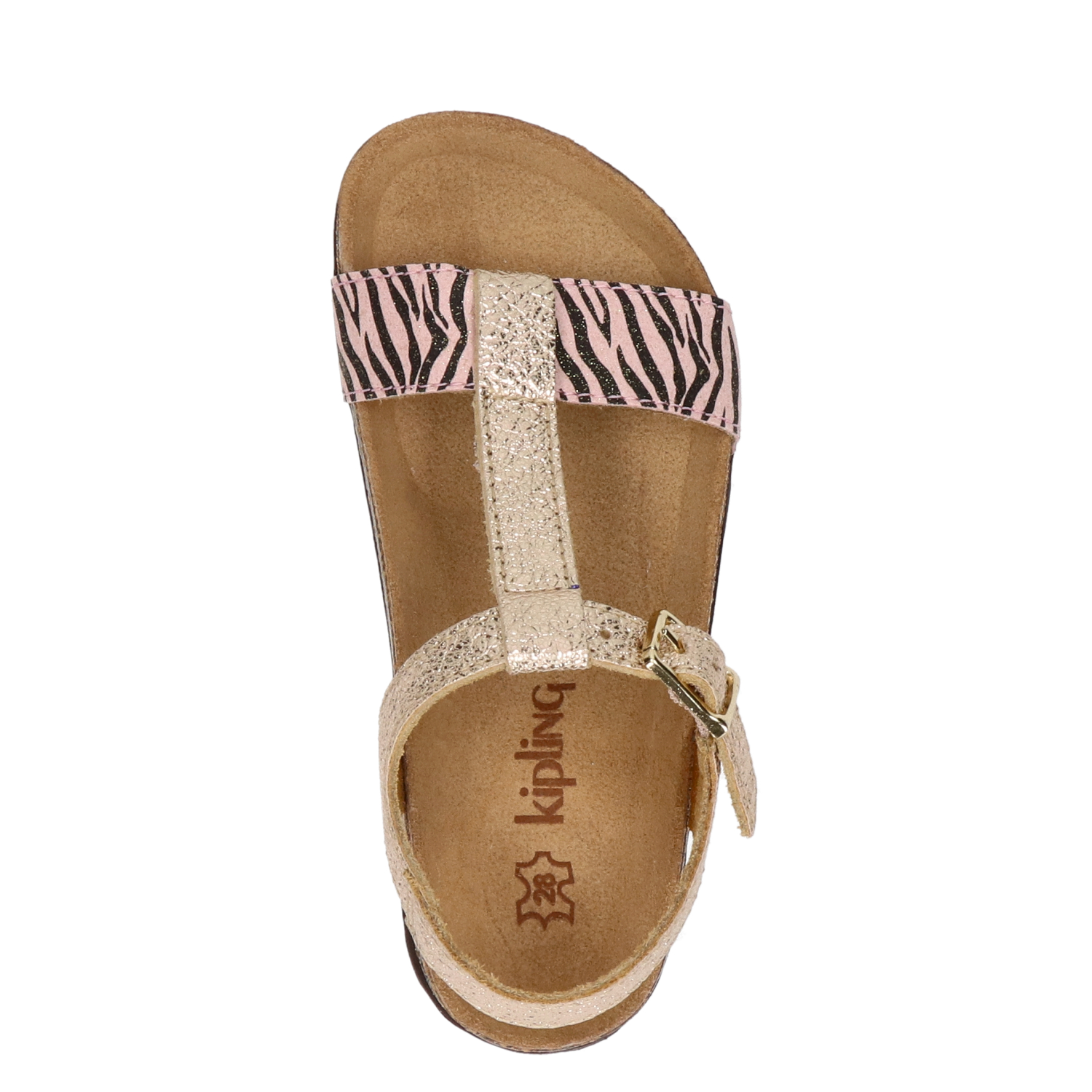 Kipling - Sandalen voor meisjes - Brons - Nelson.nl
