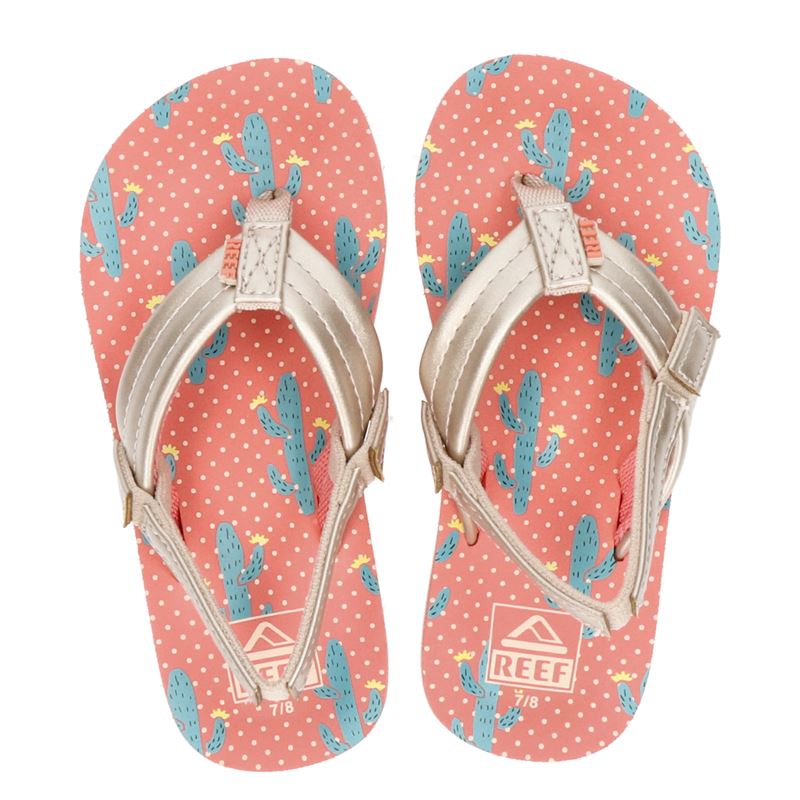 Reef Little Ahi Cactus - Slippers - Goud