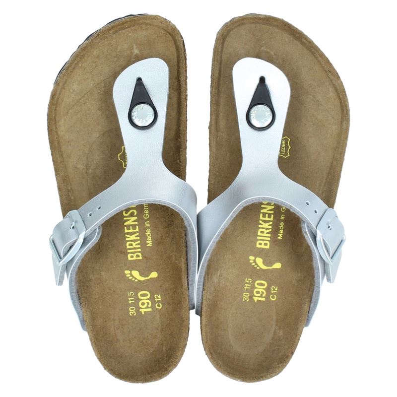 Birkenstock Gizeh - Slippers - Zilver