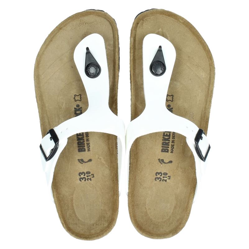 Birkenstock Gizeh - Slippers - Wit