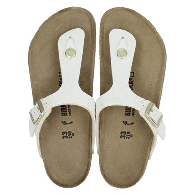 Birkenstock Gizeh Shiny - Sandalen - Ecru