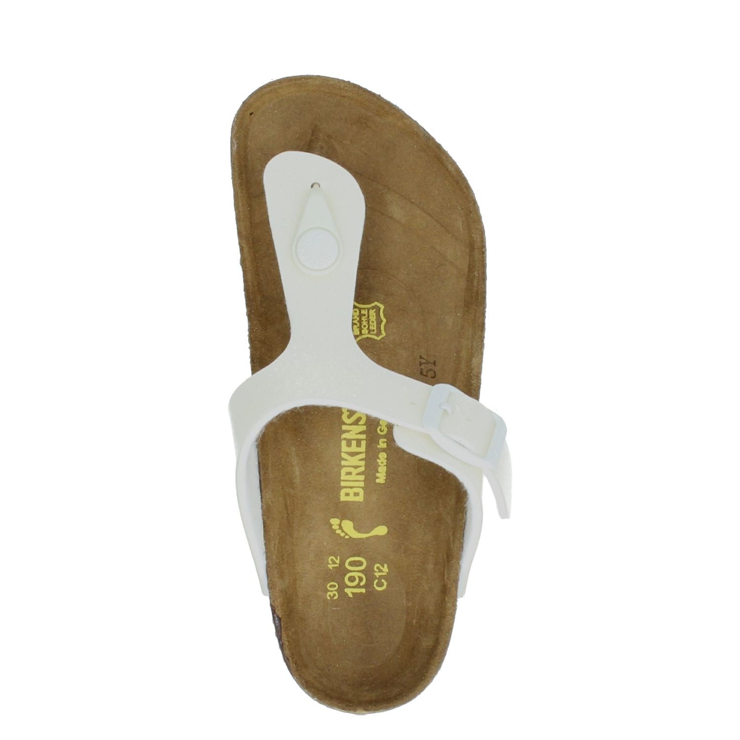 Birkenstock Gizeh - Slippers voor meisjes - Wit - Nelson.nl