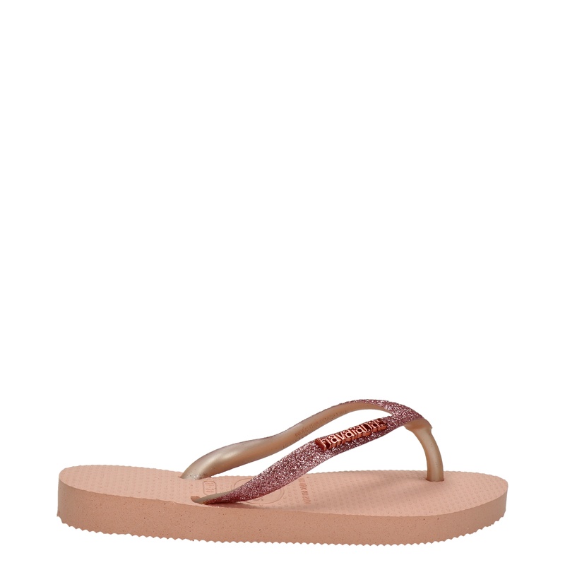 Havaianas Kidsslimshinyglitter - Slippers - Roze