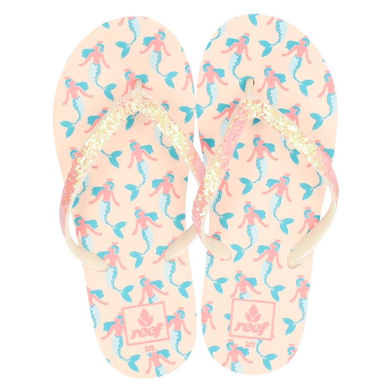Reef Kids Stargazer Prints Mermaid - Slippers - Roze