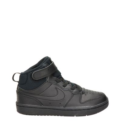 Nike Court Borough - Hoge sneakers - Zwart