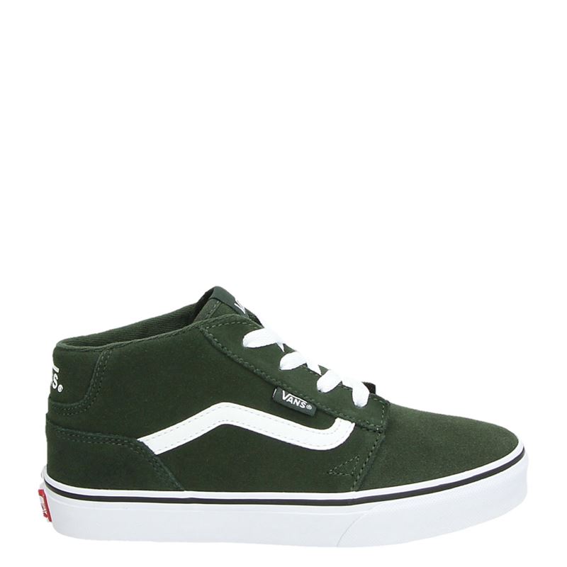 Vans Chapman Mid Hoge Sneakers Groen vans kopen in de aanbieding