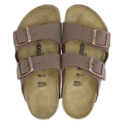 Birkenstock Arizona Slippers Bruin birkenstock kopen in de aanbieding