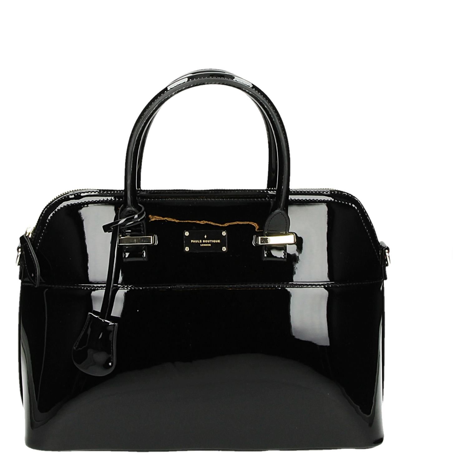 Paul's Boutique Maisy Patent tassen handtassen zwart