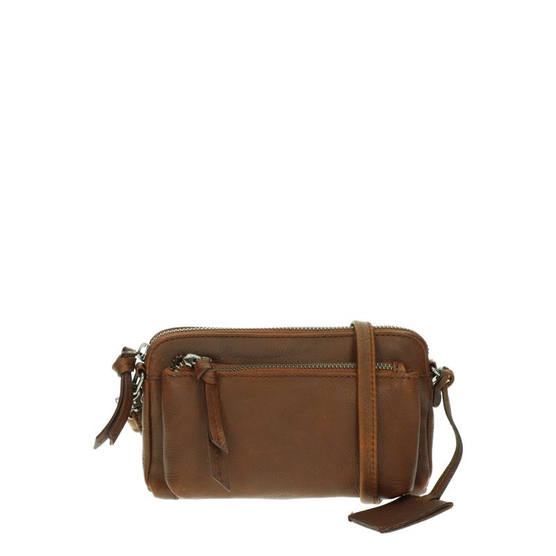 Nelson - Schoudertassen - Cognac