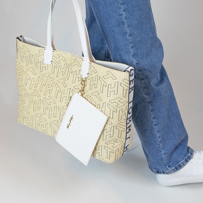 Tommy Hilfiger Sport Beach Tote - Schoudertas - Beige