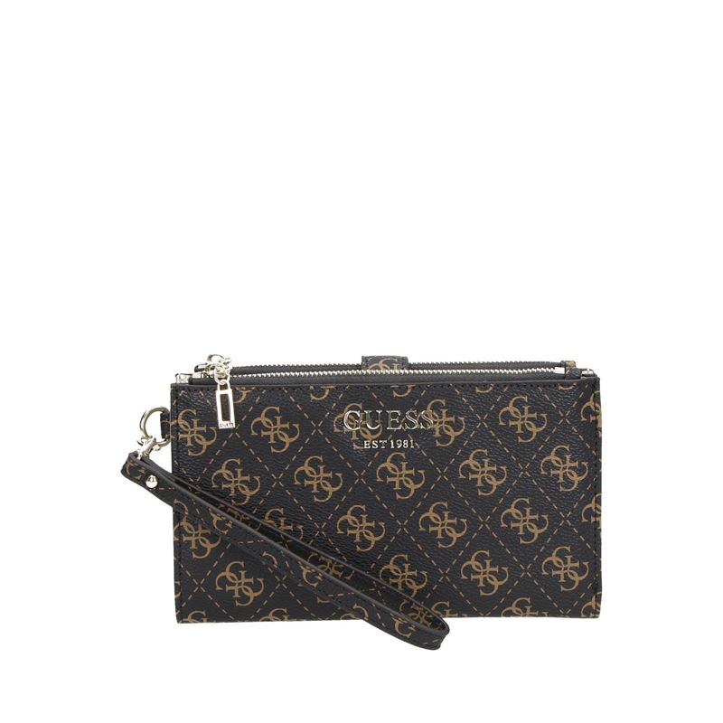Guess - Portemonnees - Bruin