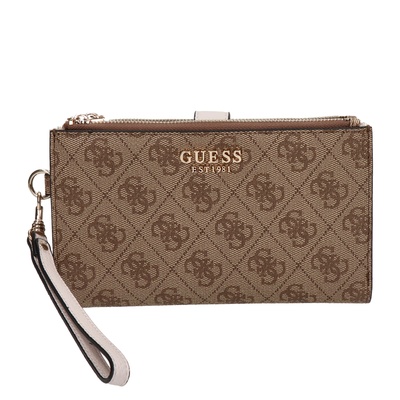 Guess Zadie Logo - Portemonnee - Beige