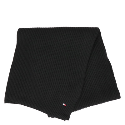Tommy Hilfiger Sport Essential Flag Knit - Sjaal - Zwart